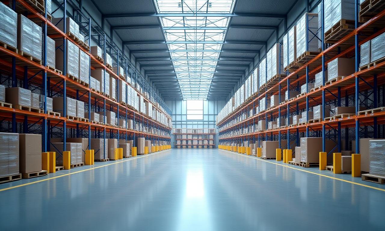 Modern and organized logistics warehouse at UNIFORM DEPOT CARIBBEAN LLC